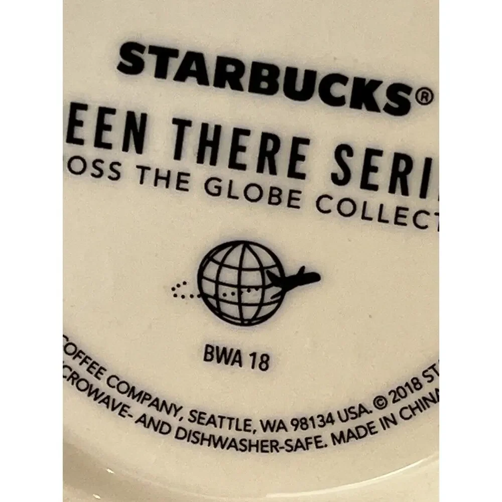 Starbucks WAIKIKI Hawaii Been There Series BTS Coffee Mug Cup EUC - Picture 8 of 8